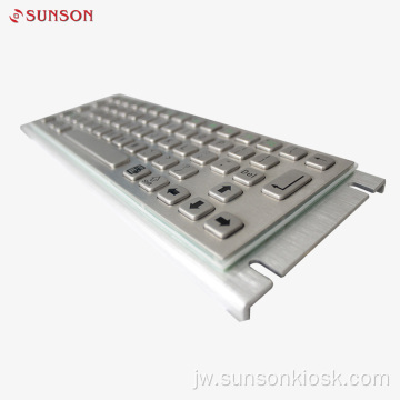 Keyboard Metal Industrial karo Pad Tutul